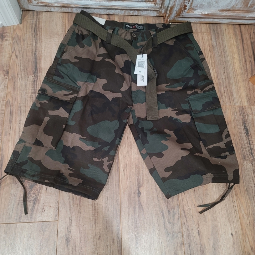 NWT PJ Mark Army Fatigue Cargo Shorts